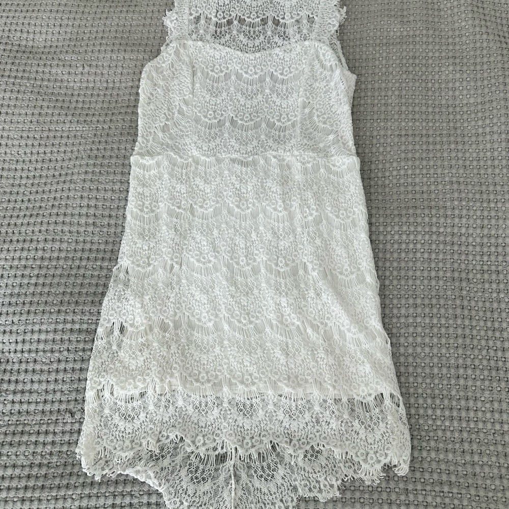 Free People White Lace Dress